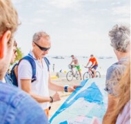 La boucle gourmande <br />Bassin & Océan 4h ~12km<br />à vélo | en privatif CAP Gourmand privatif